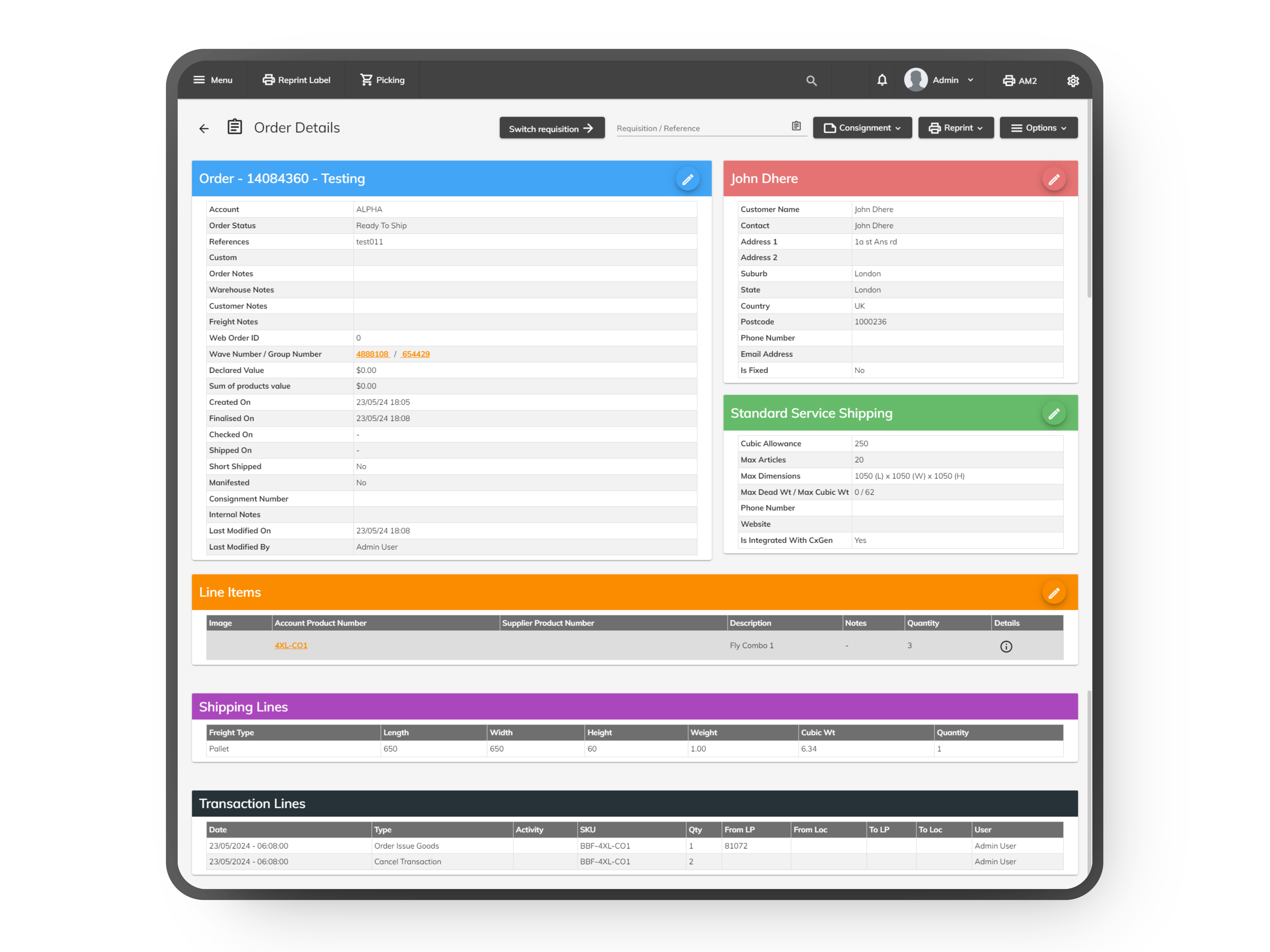 Centralized Order Management